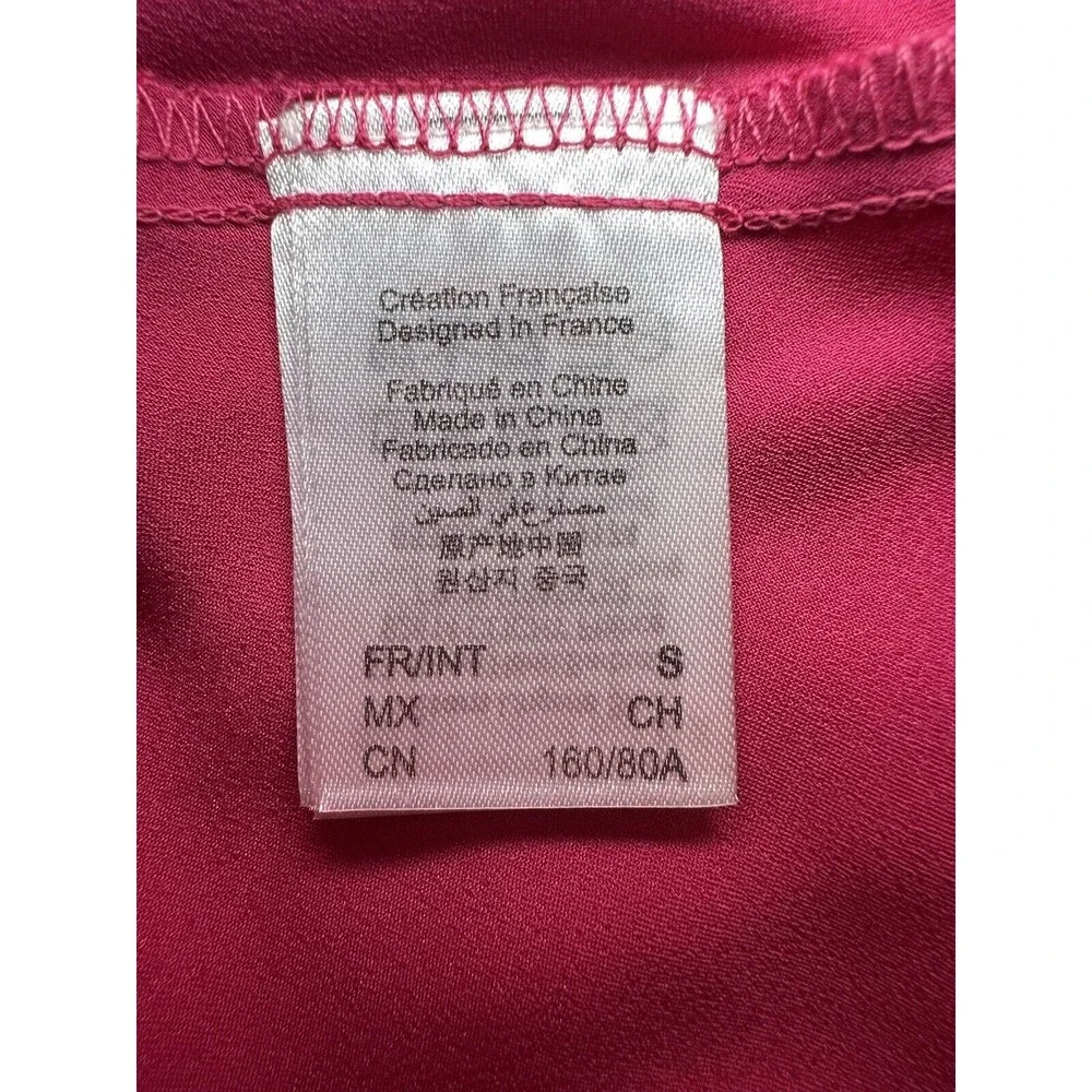 ETAM Fuchsia Lace Feminine Romantic Camisole Women's‎ SIZE SMALL NWOT